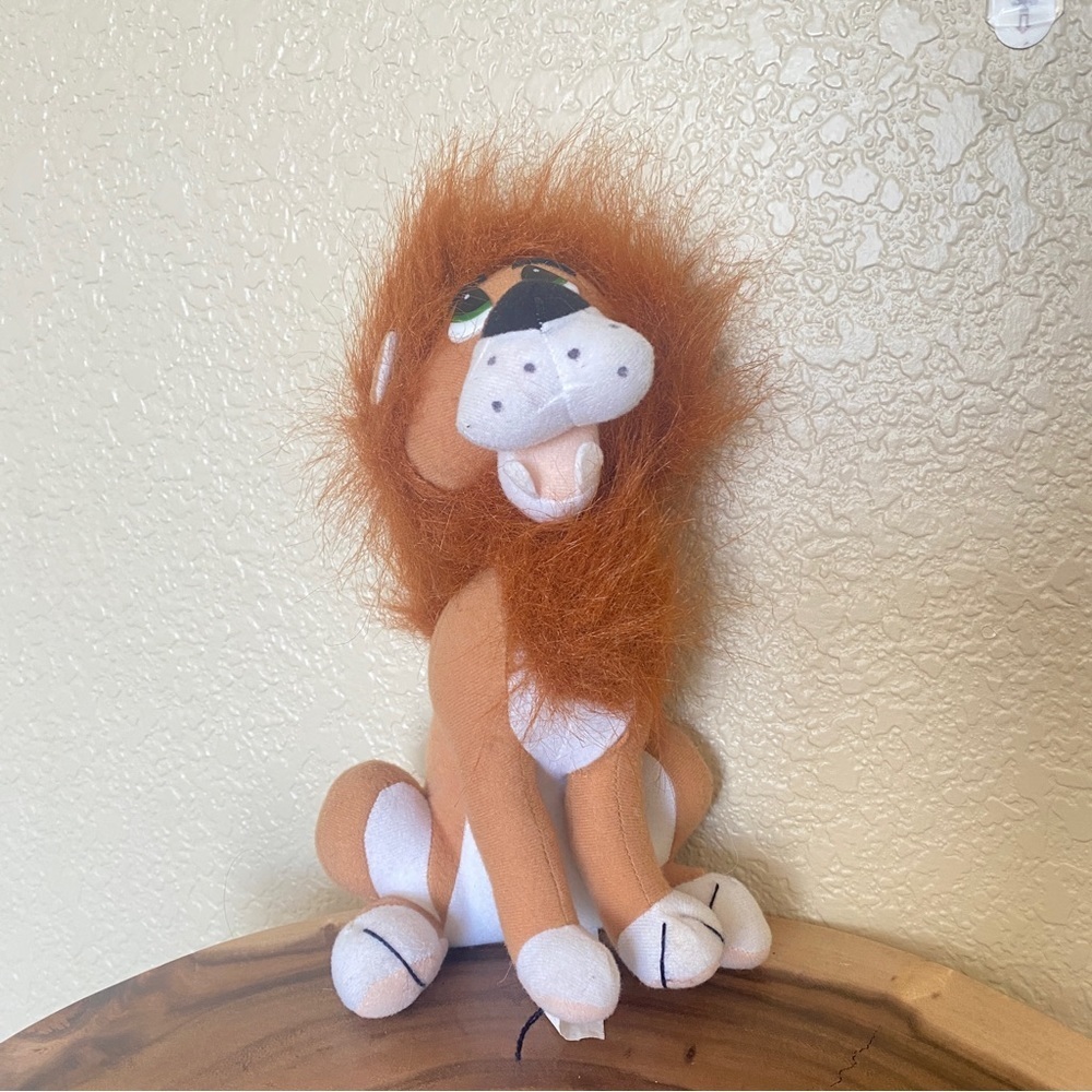 Vintage lion plush play by play stuffed animal